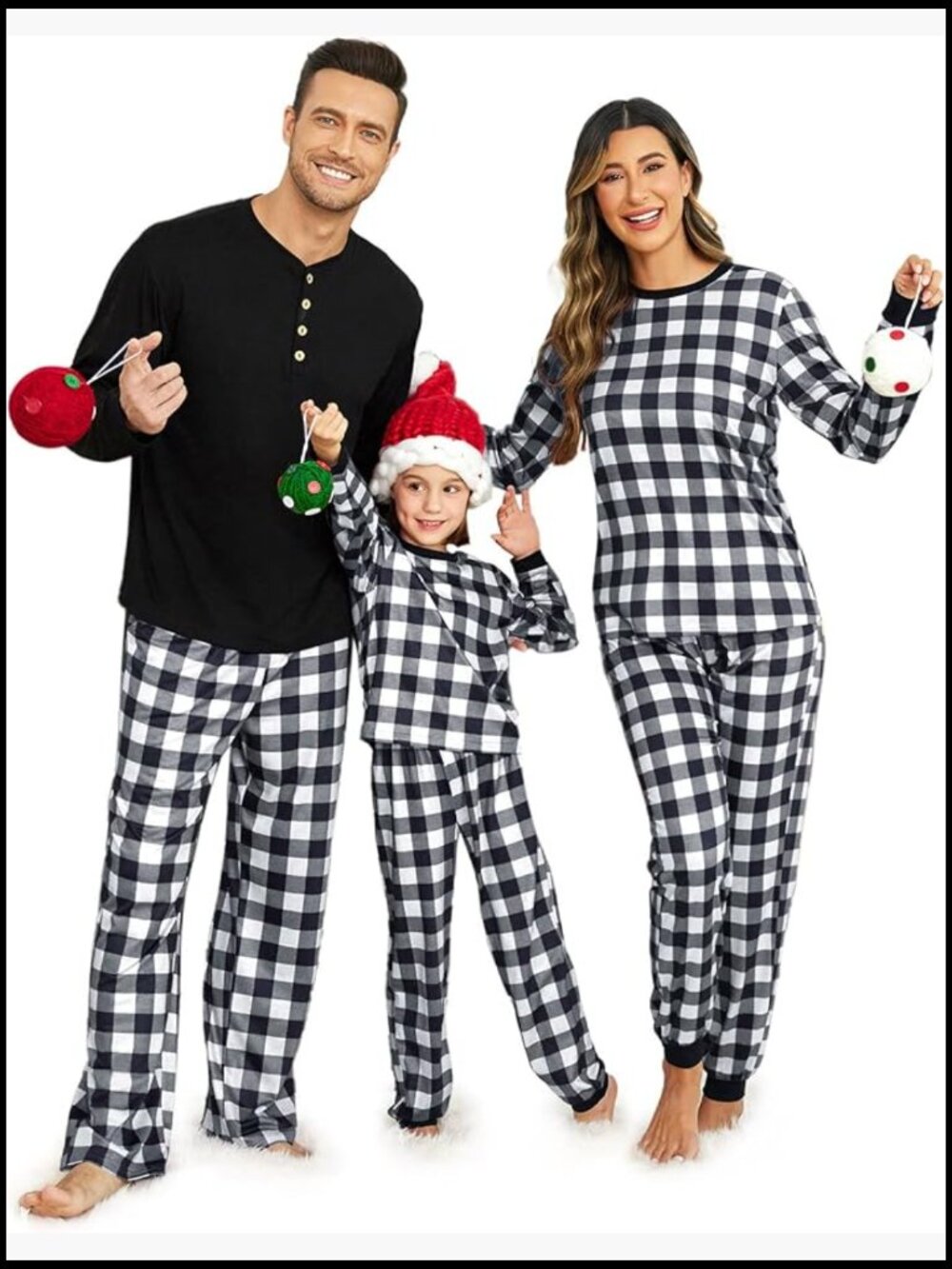 Long Sleeve Sleepwear Set with Recycled Materials, Henley Collar, Drawstring